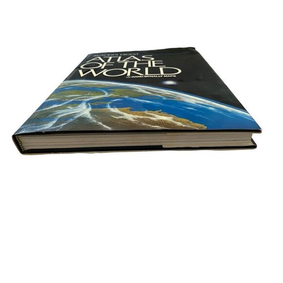 Atlas Of The World Rand McNally Maps 1987 Hardcover Book - Picture 6 of 13